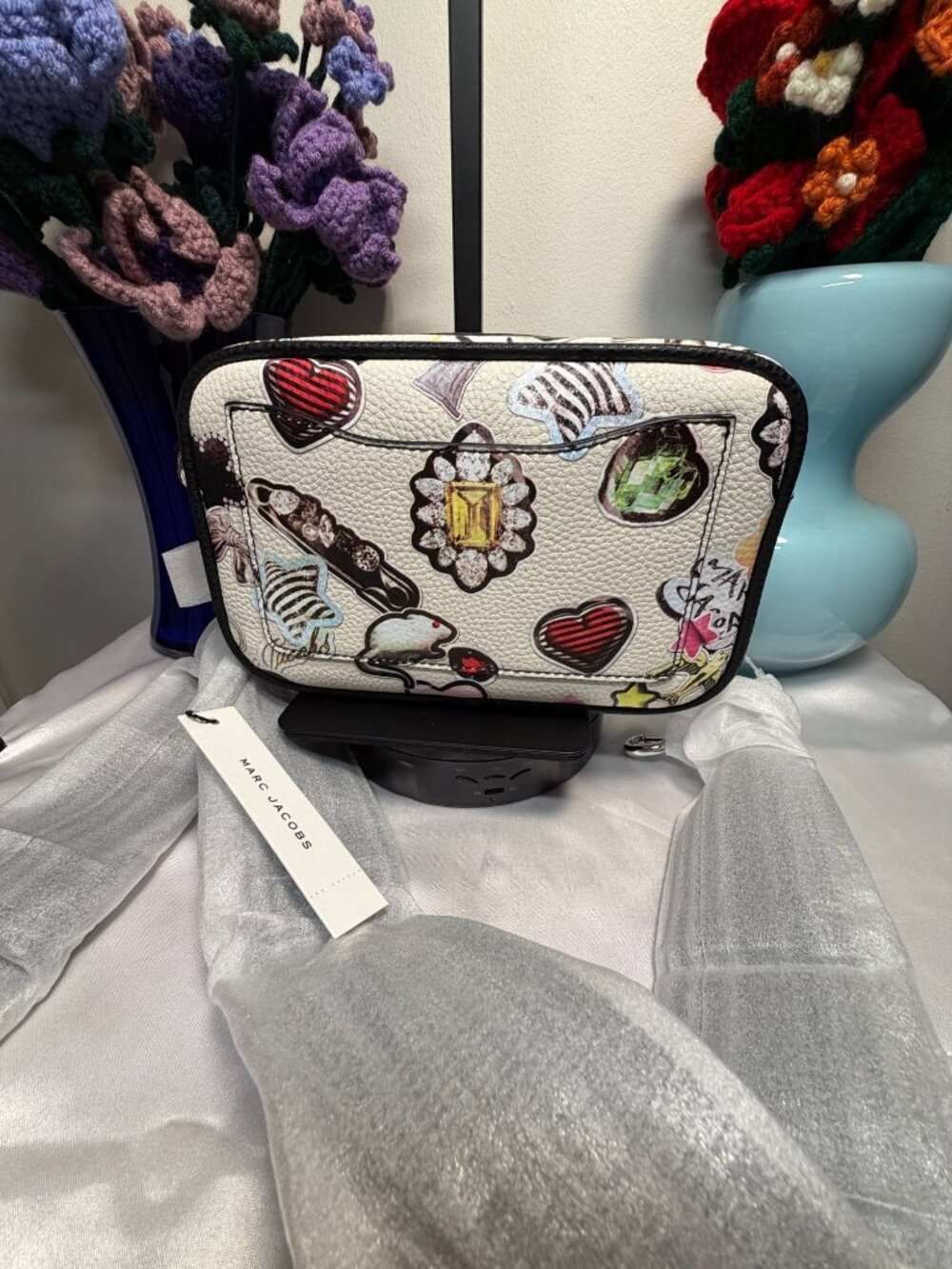 Marc Jacobs Snapshot Small Camera Bag Multicolor Print With Tags New - Picture 2 of 6